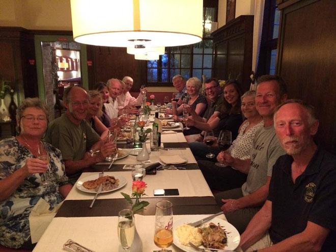 Stralsund group meal © Sailing Rallies